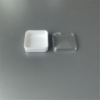 Transparent Earphone Square Candy Grade Box Puff Plastic