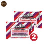 Fishermans friend sugar free mixed berries ฟิชเชอร์แมนส์ เฟรนด์ กลิ่นมิ๊กซ์ เบอร์รี่ 25กรัม (2ซอง)