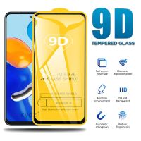 9D คลุมทั้งหมด Redmi Note กระจกนิรภัยสำหรับ11T 11S 10S 9 9S 8 Pro Plus Pro + 4G 5G 2023