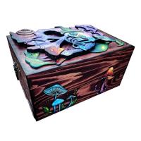 Wooden Storage Chest Wood Jewelry Organizer Box Decorative Wood Chest For Earrings Brooch Pendant And Hairpin judicious