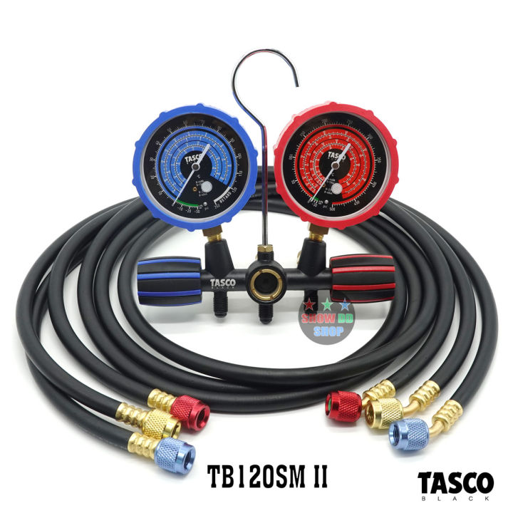 เครื่องมือช่างแอร์-ชุดเกจ์วัดน้ำยา-tasco-black-tb120sm-ii-tb140sm-ii-new-series-2