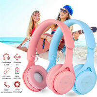 Wireless Bluetooth 5.0 Over Ear Headphones Stereo Multifunction Headsets With Mic Fm Call Onoff For Kids Girls