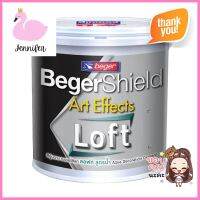 ชุดสีเท็กเจอร์ BEGER SHIELD ART EFFECTS LOFT 102 1 แกลลอน (3.8 ลิตร)DECORATIVE CEMENT SET BEGER SHIELD ART EFFECT LOFT 102 1GAL **มีบริการชำระเงินปลายทาง**