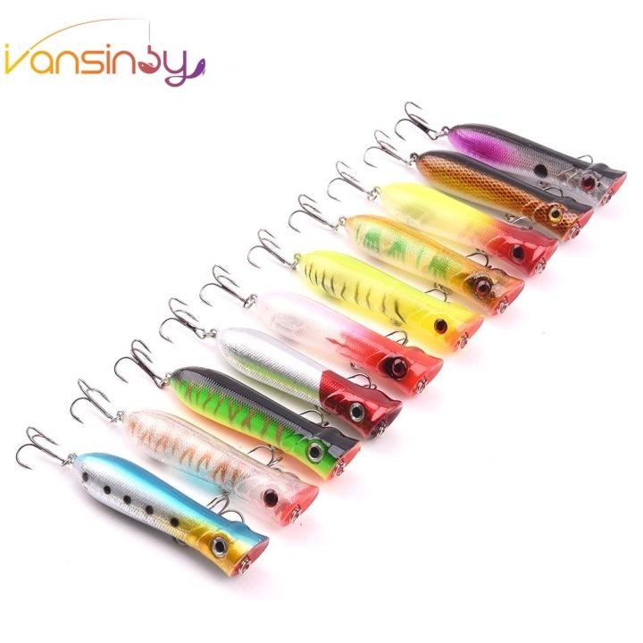 Artificial Fishing Lures 8cm/10g Hard Popper Lures for Saltwater