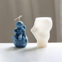 3D Making For Soy Festival Soap Resin Decor Home Moulds Aroma Astronaut Wax DIY Gifts Traveler Moon Candle