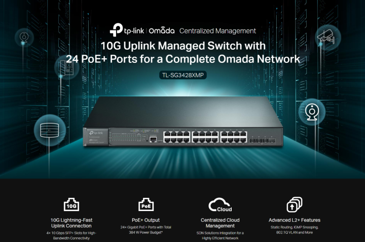 tp-link-sg3428xmp-jetstream-24-port-gigabit-and-4-port-10ge-sfp-l2-รับประกันสินค้าตลอดอายุการใช้งาน