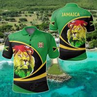 2023 NEW Style Jamaica Lion Rasta Active Unisex Adult Polo Shirtsize：XS-6XLNew product，Can be customization