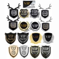 Hot New VIP Logo Creative Fawn Modified Car Body Sticker Auto 3D Carbon Fiber Shield Window Emblem Badge Rear Decal