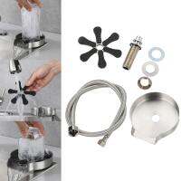 Loviver DIY อุปกรณ์เสริมบานเย็นกระจกก๊อกน้ำอ่างล้างหน้าก้าน8ซม. ท่อน้ำ80ซม.