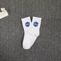 NASA Socks Heron Preston Letters Street Cotton Mid-calf Socks Street Basketball Socks