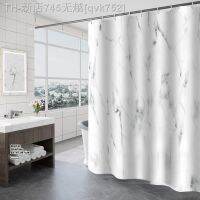 【CW】◆  Thickened and Mold Proof Shower Curtain Minimalist Hotel Marble with