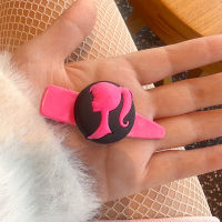 Barbie pink alligator clip bobby pin hairpin cartoon hair clip Headdress Women Hair Accessories Y2K dopamine