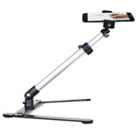 Multifunction Photography Adjustable Table Stand Set Tripod Top Mini Monopod Phone Clip Fill-In Light Tripod For Live Streaming