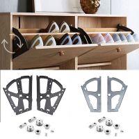 Stainless steel Shoe Cabinet Hinges Turning Rack Hidden Drawer Cabinet Hinge Movable Hinge Fittings Flip Plate Frame