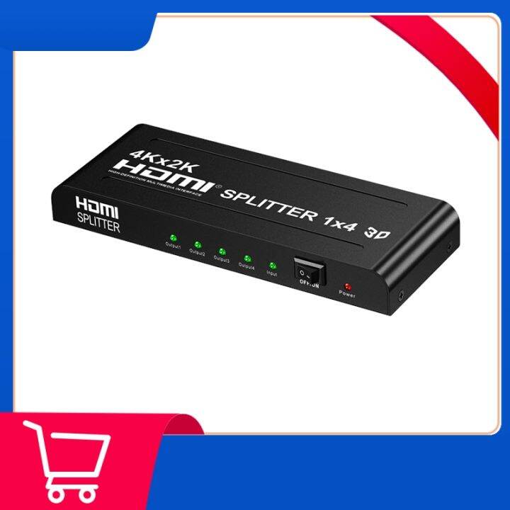Splitter HDMI 1 Ingresso 4 Uscite - 4K 30Hz, Per TV, PS4, Blu-Ray, Plug & Play - Foto 6