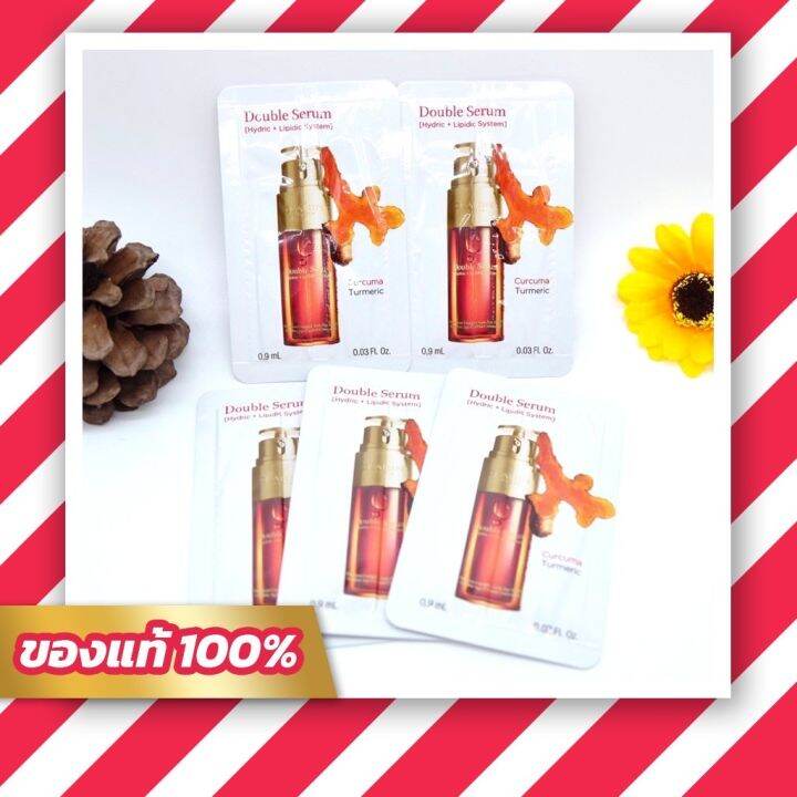 ของllท้-ฉลากไทย-รุ่นเดิม-รุ่นใหม่-clarins-double-serum-hydric-lipidic-system-ขนาด-0-9-ml