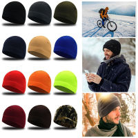 ใหม่ผู้ชายฤดูใบไม้ร่วงฤดูหนาวหมวกสีทึบอบอุ่นขนแกะ Beanies Skullies Windproof กลางแจ้งสกีขี่จักรยานเดินป่าหมวก Men