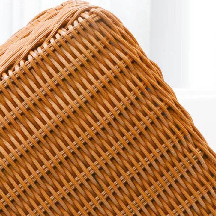 retro-imitation-rattan-picnic-basket-woven-suitcase-photography-props-home-decoration-storage-brown