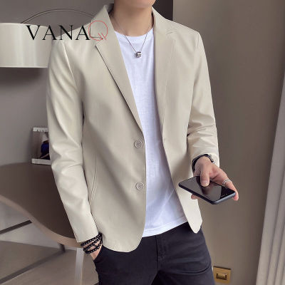 ஐ☼ hnf531 VANAQ Suit Coat Mens 2021 Summer Thin Korean Fashion Ruffian Handsome Mens Casual Small Suit Slim Top Piece