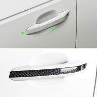 【CW】 Real Carbon Car Styling Exterior Door Handle Pull Cover Trim B9 A4L 2017 2018