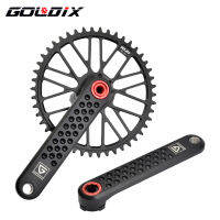 IX เบาจักรยานถนน Crankset แคบกว้าง Chainring GXP 0มิลลิเมตรชดเชย Chainring 160165170175มิลลิเมตรความยาวจักรยานหมุน