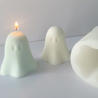 Christmas Ghost Candle Silicone Mold DIY Handmade Art Candle Plaster Resin Soap Making Supplies Family Gathering Party Gifts