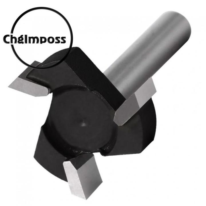 chgimposs-เครื่องมือสำหรับงานไม้เครื่องตัดมิลลิ่งสามด้านสีดำเราเตอร์บิตรูปตัว-t-ขอบตรง