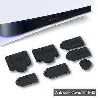 【cw】 6 Pcs Silicone Anti Dust Plugs Dustproof Plug USB HDM Interface dust Cover PS5 Game Console Accessories ！