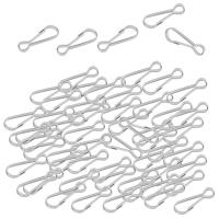 BolehDeals 100Pcs Stainless Steel Clasp Snap Hook Buckle Key Chain Ring Lanyard Clip