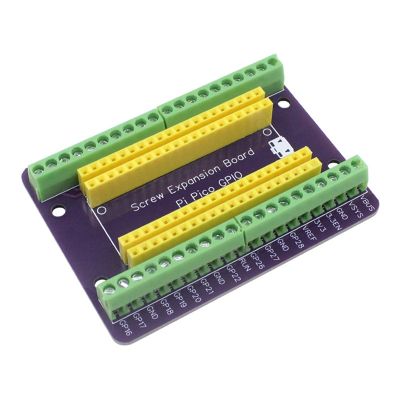 1Set for Raspberry Pi PICO GPIO Expansion Board Picow Terminal GPIO Interface Module Onboard Male and Female Pins for Raspberry Pi Pico Expansion Board (Not Welded)