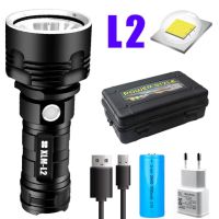 Most Powerful LED Flashlight XM-L2 XHP70 Outdoor LightingTactical Torch USB Rechargeable Waterproof Lamp Ultra Bright Lantern