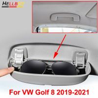 Car Sunglasses Holder Glasses Case Cage Storage Box For VW GOLF 8 MK8 2019 2020 2021 Driver Side Handle Auto Accessories