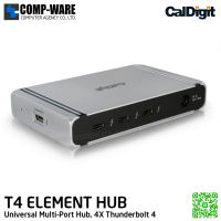 CalDigit Thunderbolt 4 Element Hub - Universal Multi-Port Hub (4xThunderbolt 4) รับประกัน 1 ปี *NEW Model*