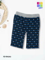 KiddeeCrew กางเกงเด็กขาสั้น เด็กผุ้ชายลายริ้วดำ น้ำเงินจุดขาว  Navy Stripe Shorts เหมาะอายุ 1-10 ปี