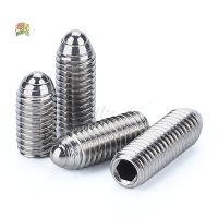 2/5/10/20pcs M3 M4 M5 M6 M8 M10 M12 A2-70 304 stainless steel Hex Socket Allen Spring Ball Plunger Grub Point Set Screw Bolt