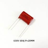 10PCS CBB Polypropylene film capacitor 630V 684J 0.68UF Pitch 20MM 684 630V 680nf