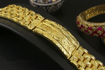 apata jewelry เลสข้อมือชุบทองแท้ 8 บาท ลายโรเล็กซ์ GOODLUCK เลสทองเหลือง ชุบทองแท้ 24k ทองปลอม เหมือนแท้ บล้อคเยาวราช ไม่ลอกไม่ดำ งานคุณภาพ