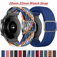 20mm 22mm Braided adjustable strap For Samsung Galaxy watch 4 42/46mm Gear S3 Active2 Amazfit BIP Huawei Nylon elastic Wristband