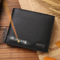 New Men Wallets 100 Genuine Leather Zipper Coin Pocket Card Holder Engraved Mens Clutch Wallet Photo Holder Slim Men Purse