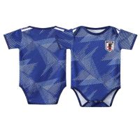 shot goods Newborn Bodysuits Shirt Japan Home Shirt 2022 World Cup Baby Kits Baby Romper Jersey Football Jersey Boys Girls Soccer Clothing