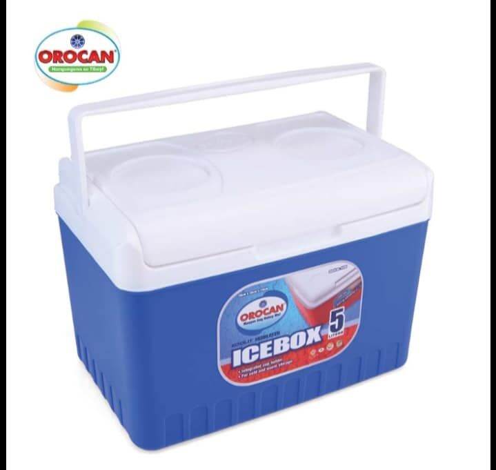Orocan Mini Ice Box Chest Insulated Cooler 5 Liters with Handle