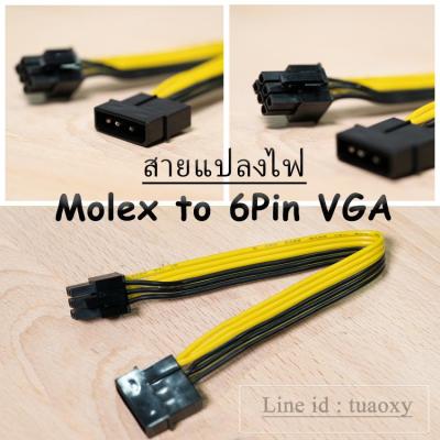 สายแปลงMolex to 6Pin VGA