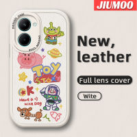 เคส JIUMOO สำหรับ Realme C33เคสซิลิโคนนิ่มลายการ์ตูนหุ่นยนต์ของเล่นน่ารักดีไซน์ใหม่เคสใส่โทรศัพท์หนังกันกระแทกเลนส์กล้องถ่ายรูปเคสป้องกันรวมทุกอย่าง