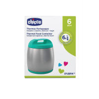 [คูปองลดเพิ่ม] Chicco Food Container Thermos กระปุกใส่อาหาร สำหรับเดินทาง รักษาอุณหภูมิได้นานถึง 6 ชั่วโมง