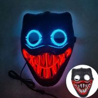 Halloween Neon Led Purge Mask Masque Masquerade Party Masks Light Luminous In The Dark Funny Masks Cosplay Costume Supplies
