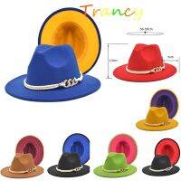 [Fine Jewelry] Fedoras หมวกปีกกว้างปานามารู้สึกหมวกสำหรับชายแจ๊สหมวกคริสตจักรหมวกด้านบนอังกฤษผู้หญิงหมวกสำหรับผู้ชาย Бляпа И