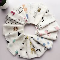 10Pcs Baby Infant Towel 28*28Cm Muslin Towel Handkerchiefs Two Layers Wipe Towel