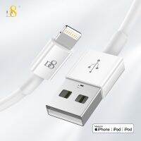 D8ฟ้าผ่าชาร์จเร็ว,สายสำหรับ iPhone USB มินิ13 2.4A 12โปรสูงสุด X XR ที่ชาร์จแบตเตอรี่โทรศัพท์1/2M