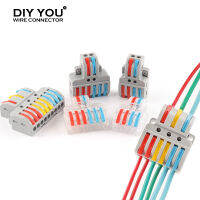 Quick Wire Connector SPL Universal Wiring Cable Connectors Push-In Conductor Terminal Block ไฟ Led ตัวแยกไฟฟ้า