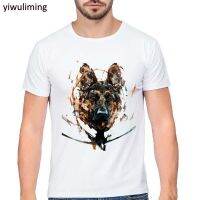 2023 New Fashion Unisex 3D Printed German Shepherd T-shirt Cute T-shirt Mens T-shirt